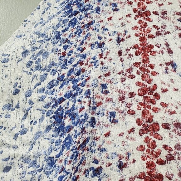 Free People Intimately All Wrapped Up Long Tank Top Blue Red White Open … - Picture 7 of 12